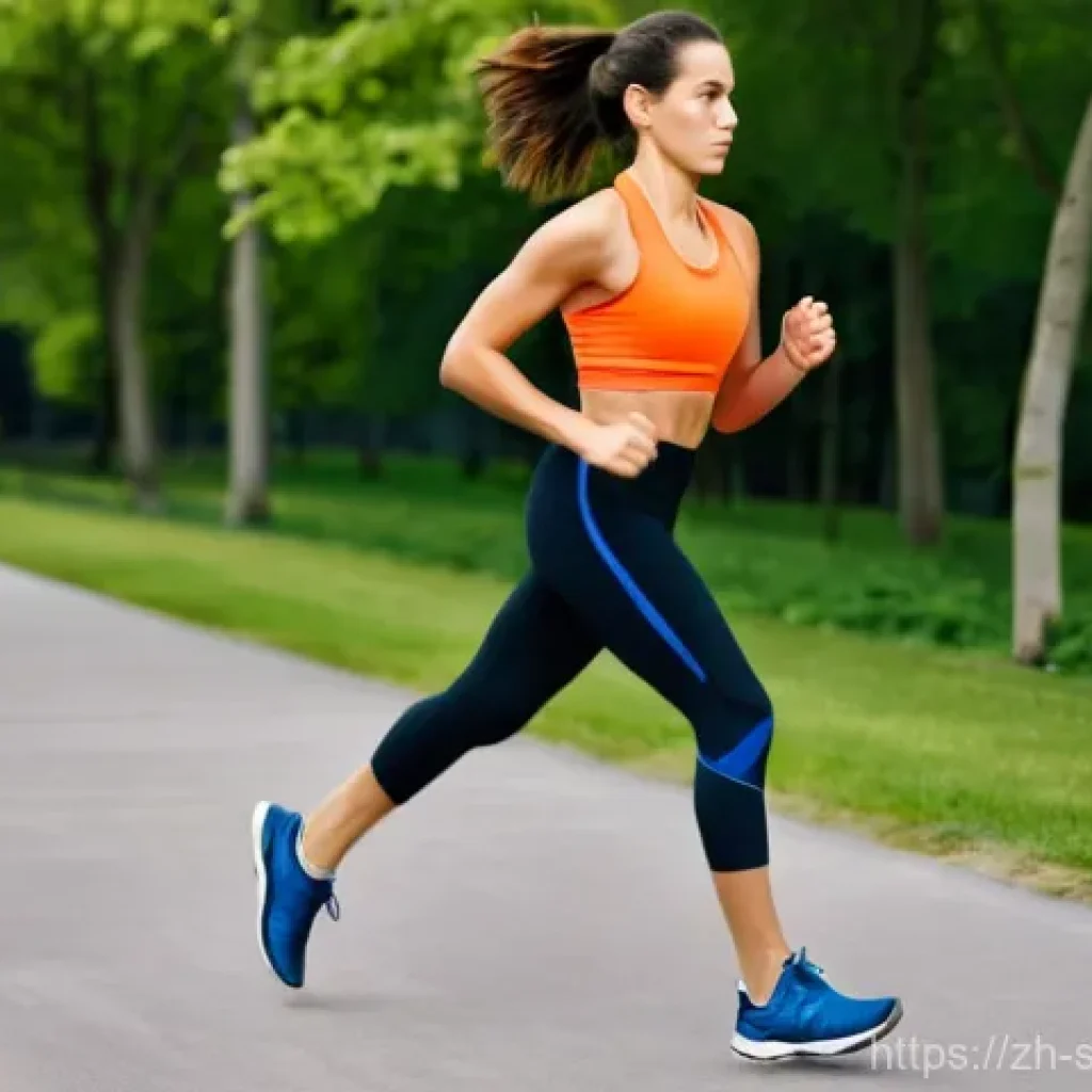 스포츠재활 사례 아마추어 운동선수 - **Prompt 1: "Ignoring the Ache"**
A determined female amateur runner, late 20s to early 30s, mid...