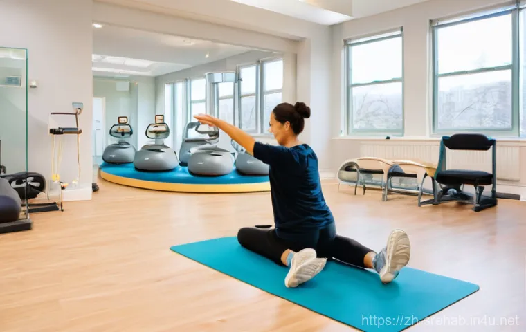 스포츠재활 분야의 여성 전문가 성공 사례 - **Prompt:** A warm and compassionate female rehabilitation expert, in her late 30s, with a kind and ...