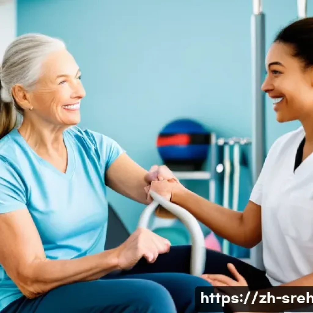 스포츠재활 전문가의 자기소개서 작성 팁 - **Prompt: Empathetic Hands-on Rehabilitation**
"A compassionate and professional female physical...